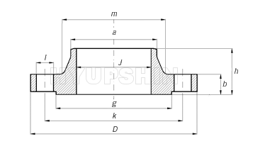 Flange Surface Area Chart