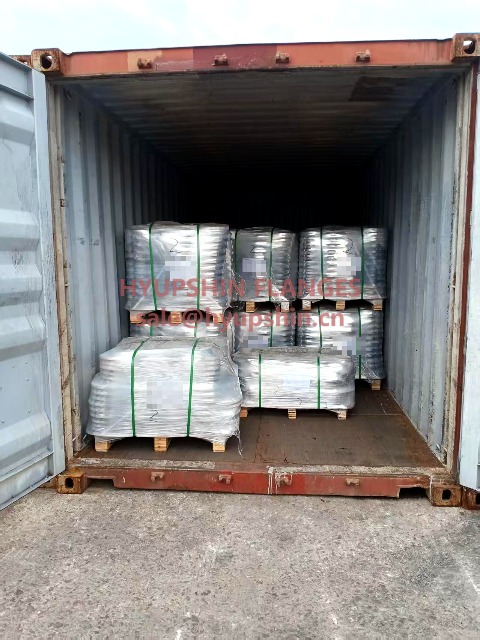Expedição de flanges em 8 junho 2026