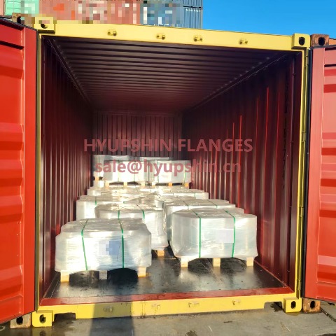 Expedição de flanges em 17 junho 2026